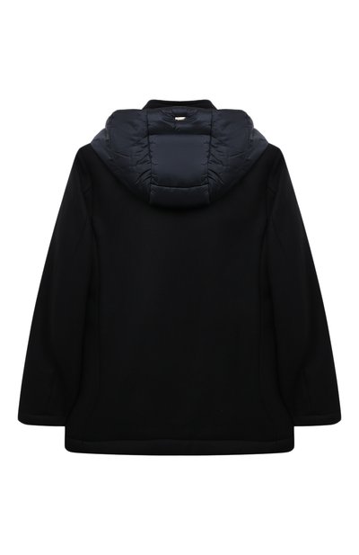 Шерстяное пальто HERNO темно-синего цвета по цене 65800 руб., арт. PE000001B/33344/10A-14A, фото 2 Шерстяное пальто HERNO, арт. PE000001B/33344/10A-14A, фото 2