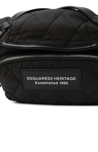 Поясная сумка heritage DSQUARED2 черного цвета по цене 69950 руб., арт. BBM0074/11702380, фото 3 Поясная сумка heritage DSQUARED2, арт. BBM0074/11702380, фото 3