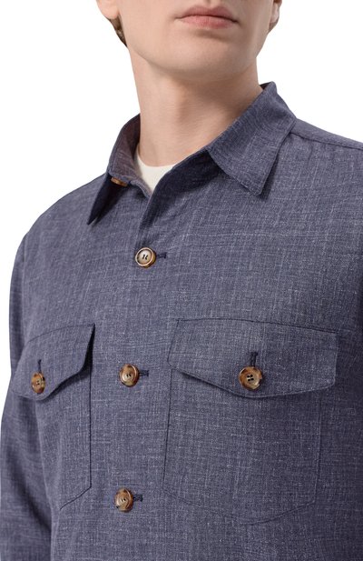 Рубашка из кашемира и шелка COLOMBO, арт. CM00379/77541-10, фото 5