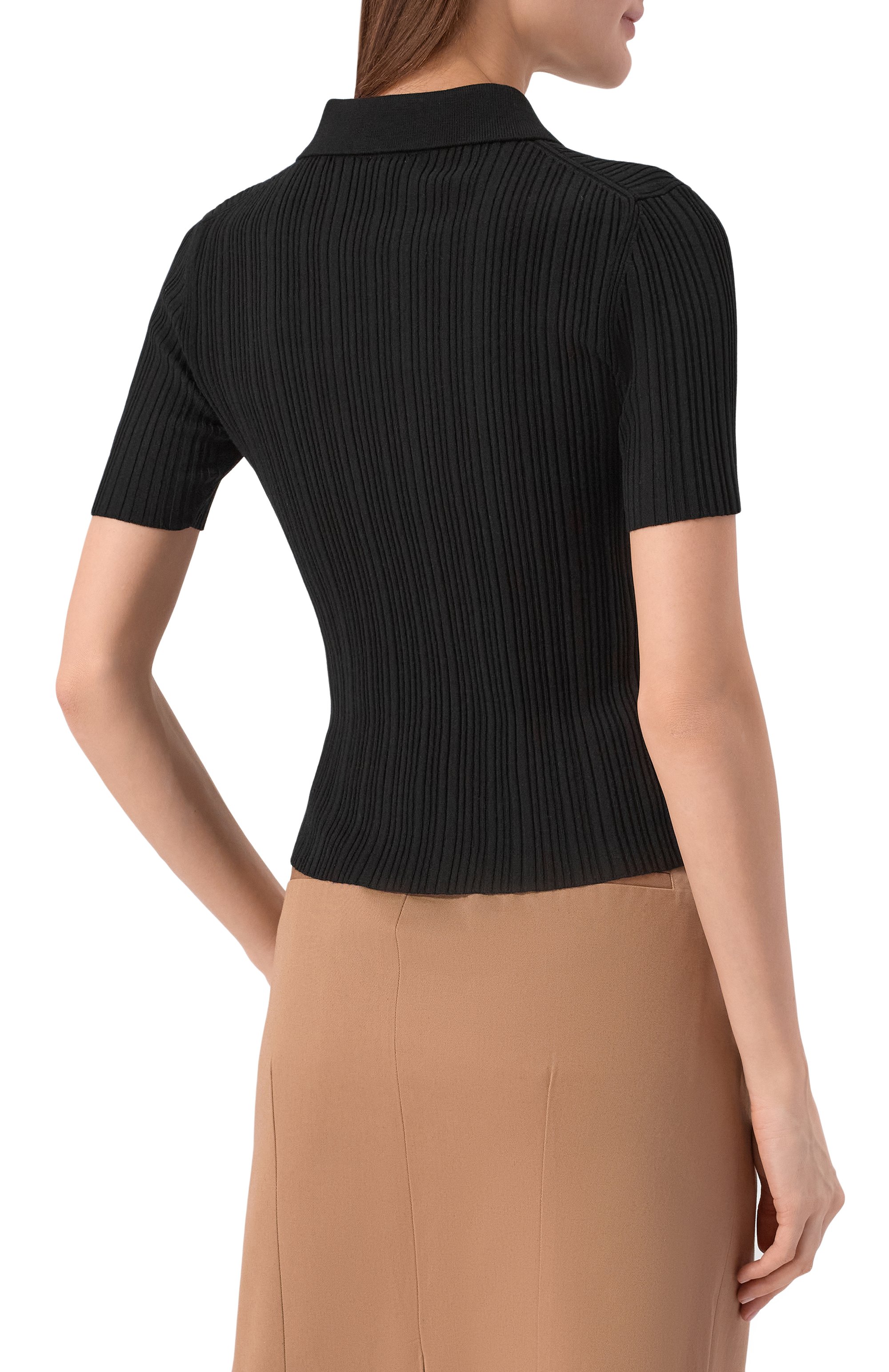 Поло из вискозы HUGO, арт. 50557771, фото 4