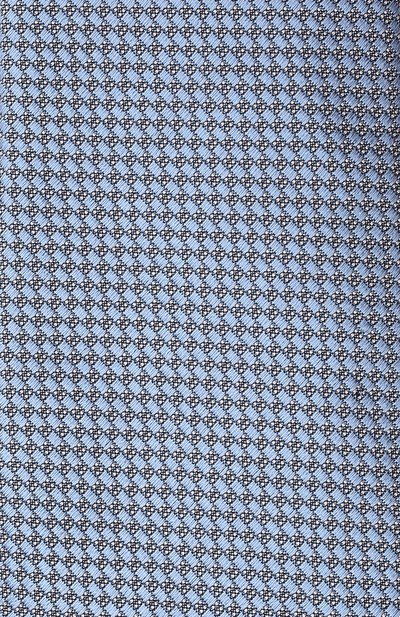 Шелковый галстук ZEGNA голубого цвета по цене 19950 руб., арт. Z3D02T/1UM, фото 4 Шелковый галстук ZEGNA, арт. Z3D02T/1UM, фото 4