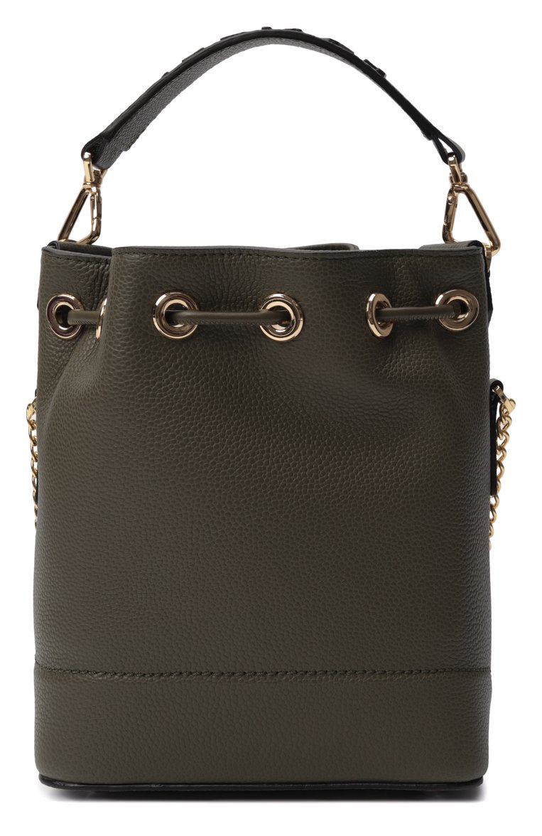 Женская сумка ninon small LANCEL хаки цвета, арт. A10922 | Фото 6 (Размер: small; Материал: Натуральная кожа; Ремень/цепочка: На ремешке)