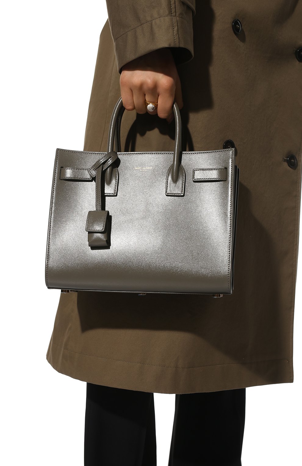 Сумка sac de jour baby SAINT LAURENT, арт. 421863/02G9W, фото 2