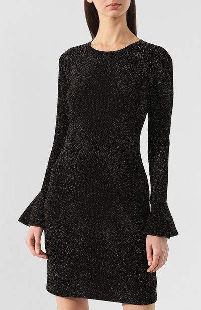 Платье с металлизированной нитью MICHAEL MICHAEL KORS, арт. MH88XJT7YU, фото 3