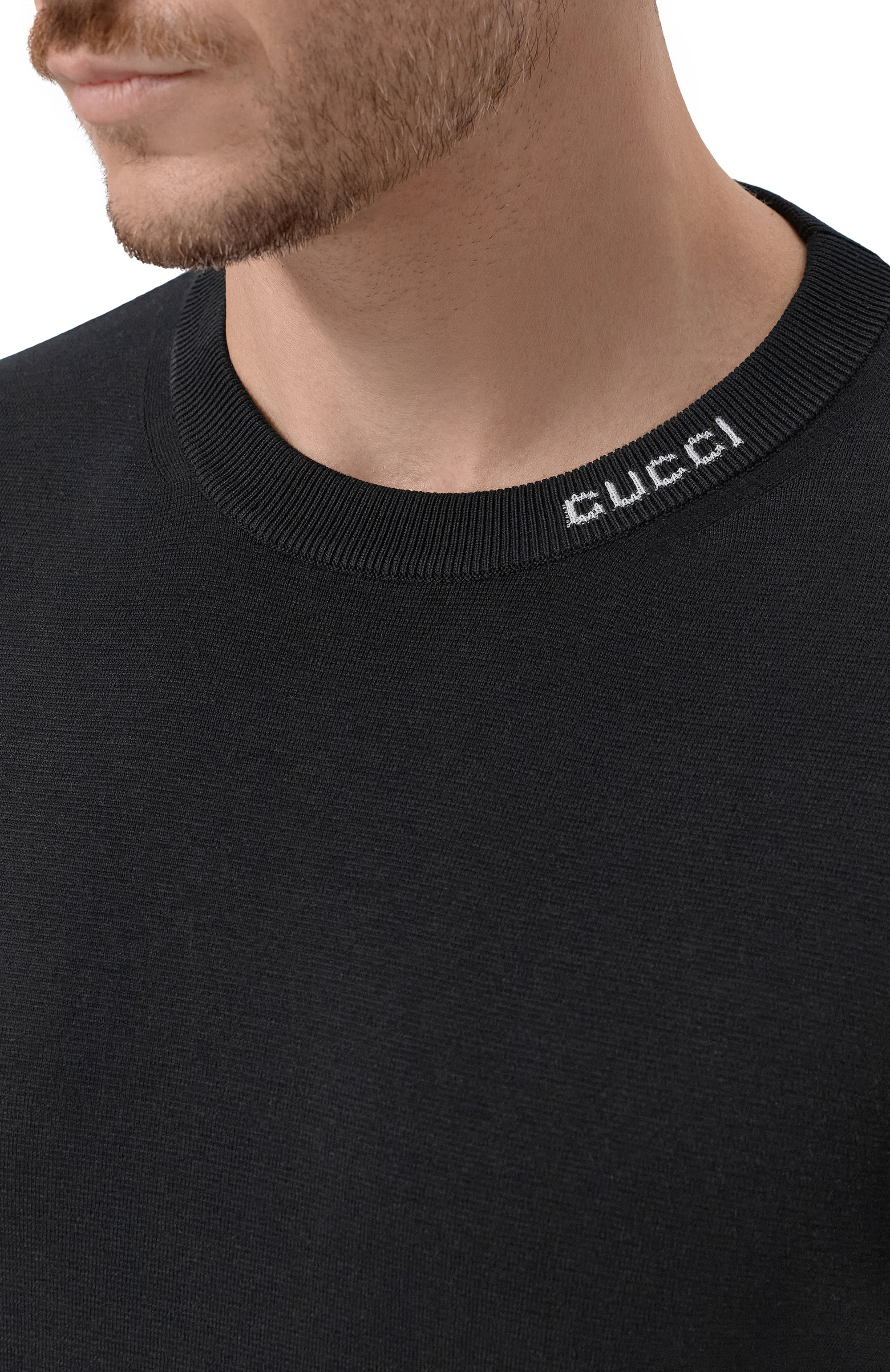 Джемпер из шелка и хлопка GUCCI, арт. 787736/XKD2A, фото 5