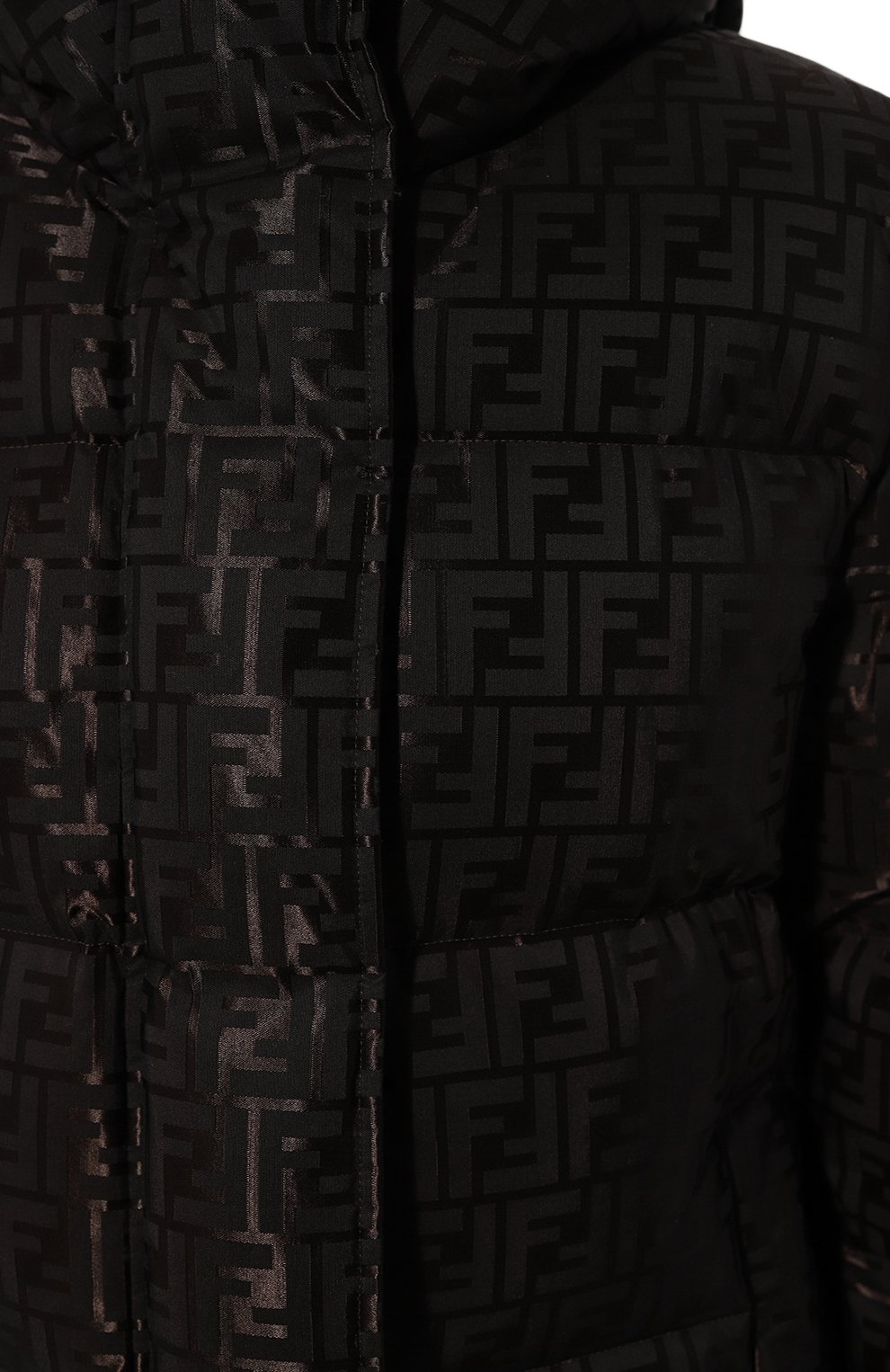 Пуховик FENDI черного цвета по цене 310500 руб., арт. FAN129 AK9Z, фото 5 Пуховик FENDI, арт. FAN129 AK9Z, фото 5
