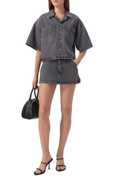 Джинсовые шорты-юбка ALEXANDER WANG, арт. 4DC1265108, фото 2