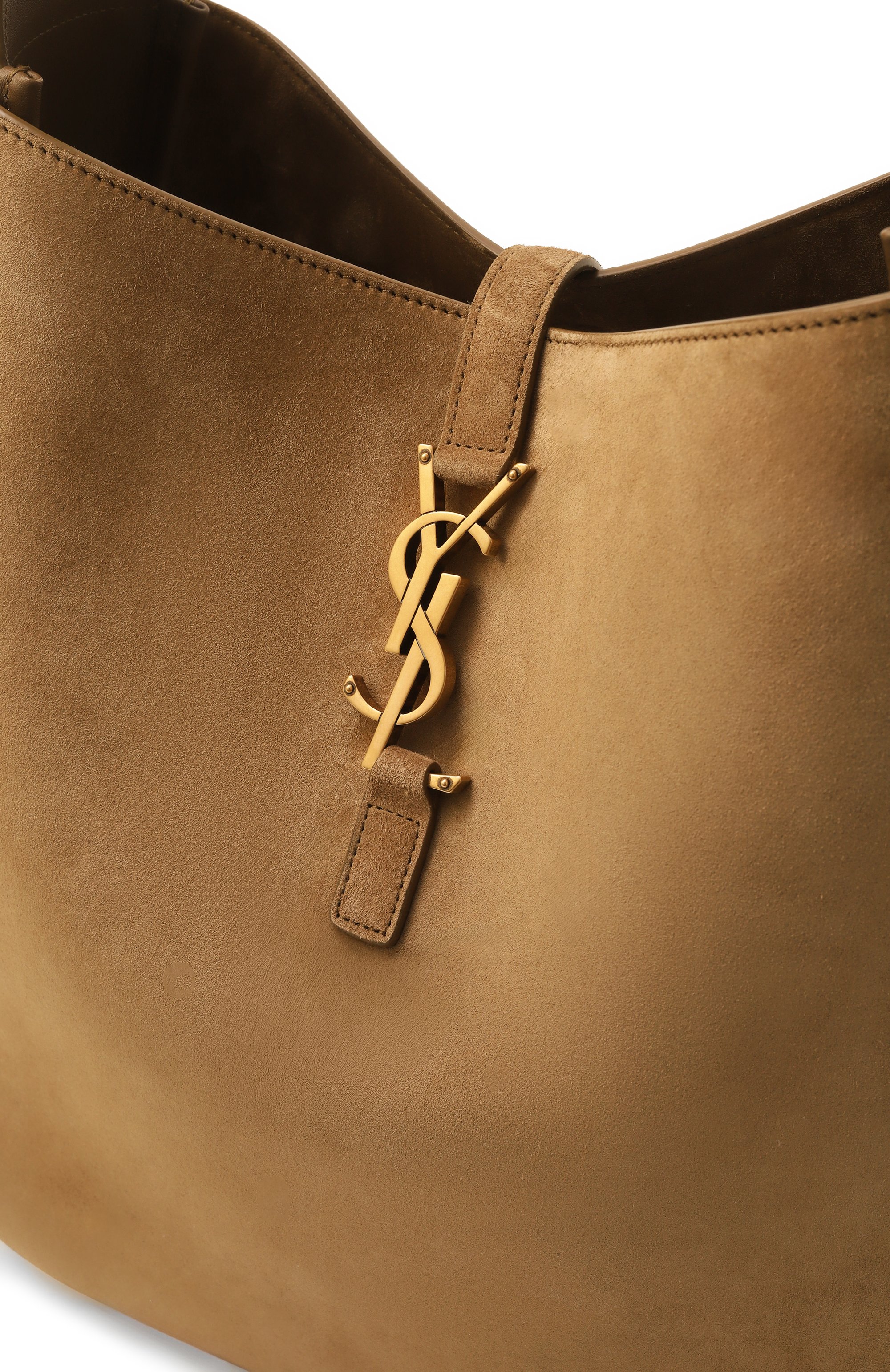 Сумка le 5 à 7 supple large SAINT LAURENT темно-бежевого цвета по цене 431000 руб., арт. 753837/1U80W, фото 3 Сумка le 5 à 7 supple large SAINT LAURENT, арт. 753837/1U80W, фото 3