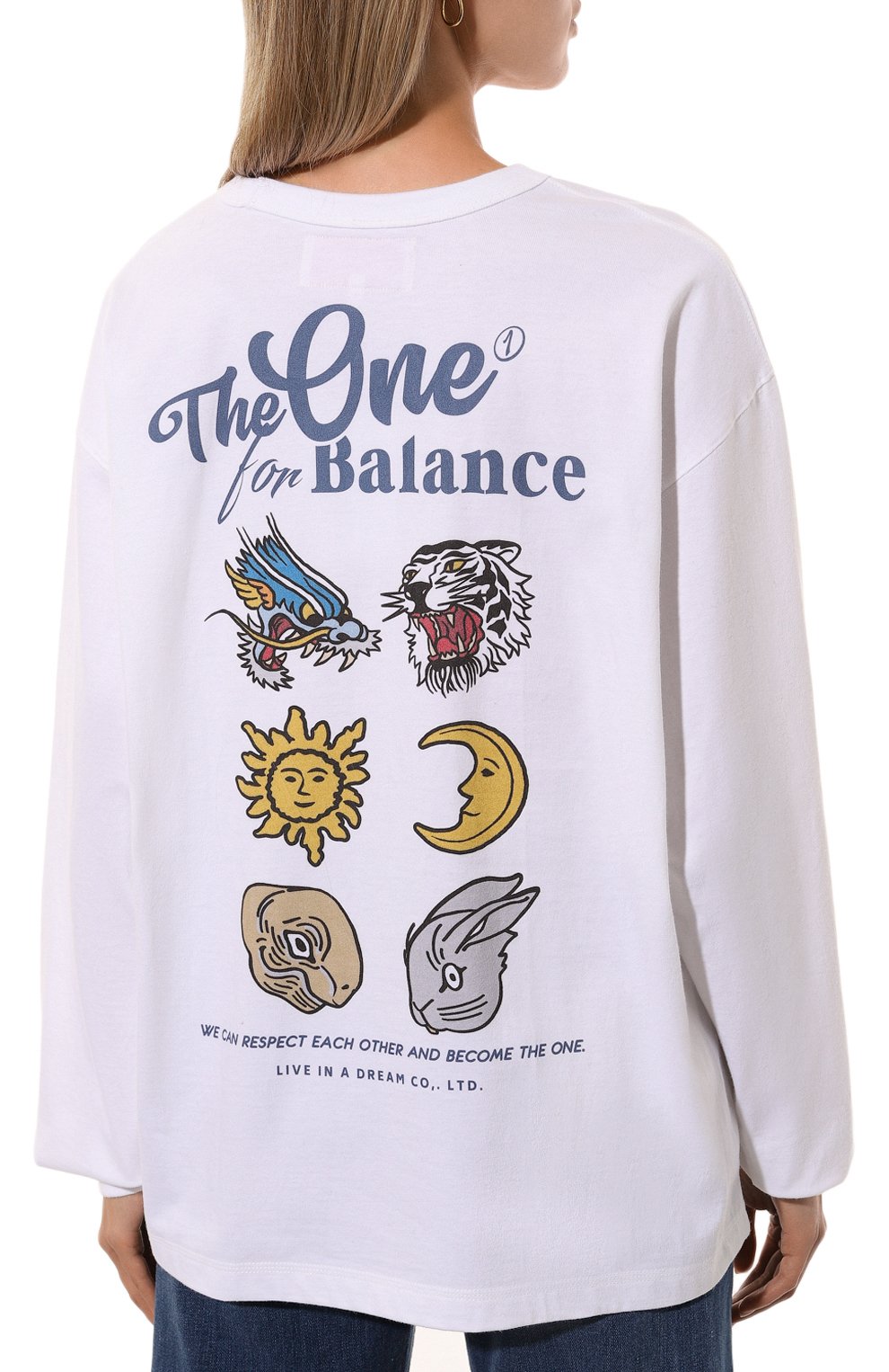 Хлопковый свитшот AECA WHITE, арт. FWCMFWBDTTLSO001C0, фото 4