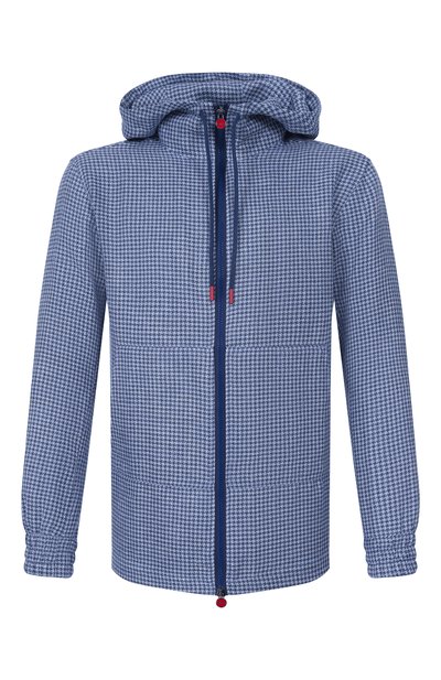 Мужская толстовка изо льна и шелка KITON, арт. UMC010K0631G