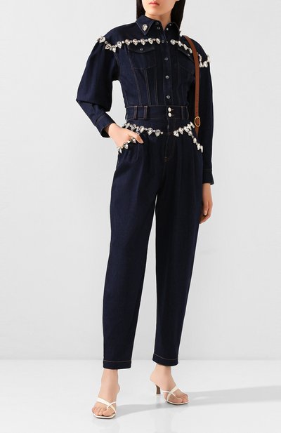 Джинсы DOLCE & GABBANA темно-синего цвета по цене 243500 руб., арт. FTB0LZ/G900B, фото 2 Джинсы DOLCE & GABBANA, арт. FTB0LZ/G900B, фото 2