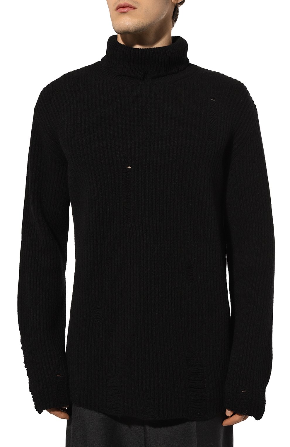 Шерстяной свитер ANN DEMEULEMEESTER, арт. 2402-M-KN32-KN048-099, фото 3