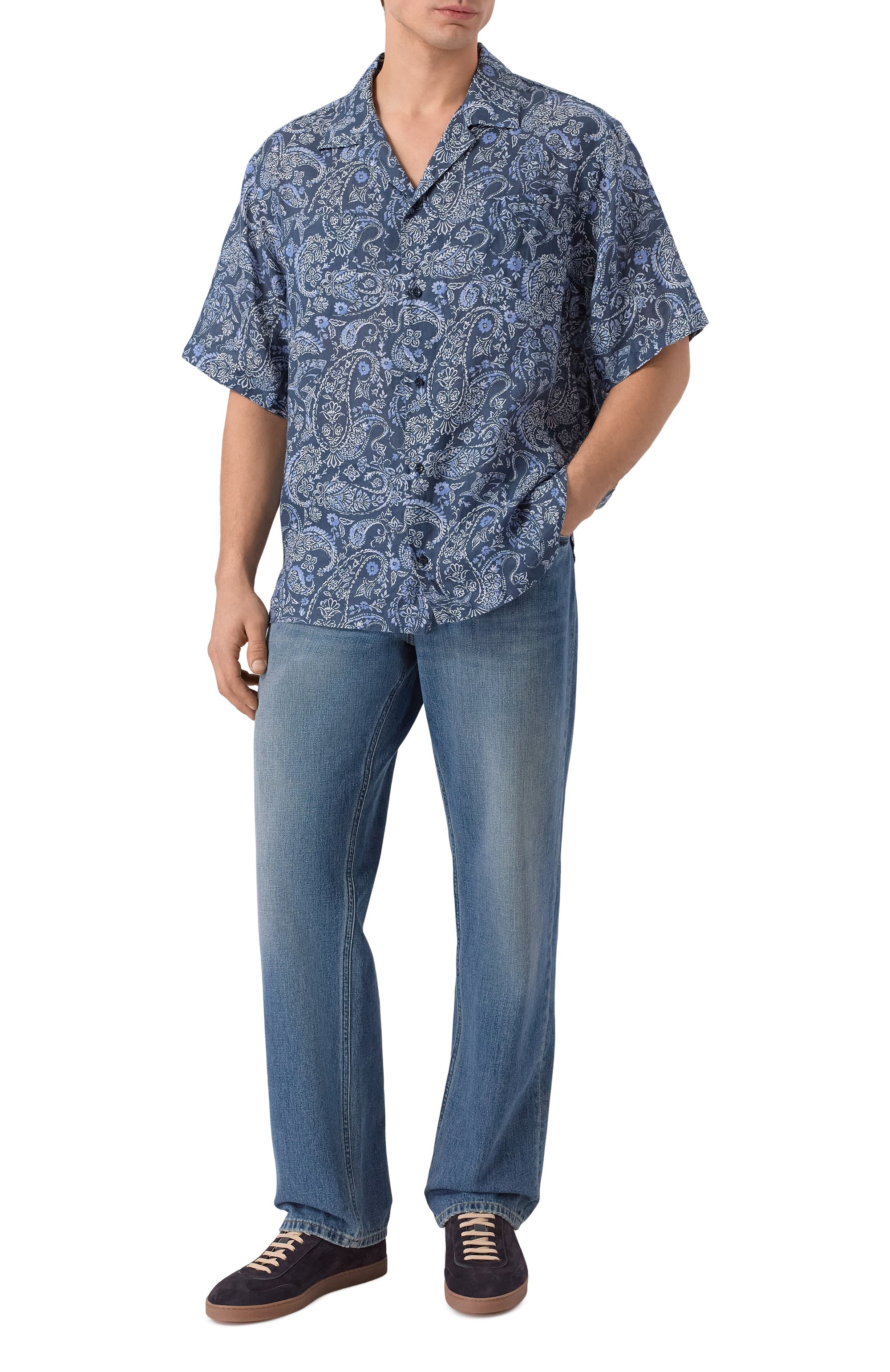 Льняная рубашка PAUL&SHARK, арт. 26413177, фото 2