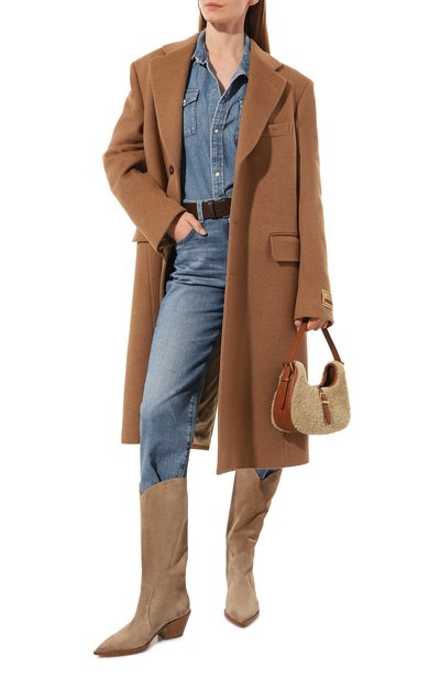 Джинсовая рубашка RE/DONE голубого цвета по цене 42850 руб., арт. 158-1WCWS, фото 2 Джинсовая рубашка RE/DONE, арт. 158-1WCWS, фото 2