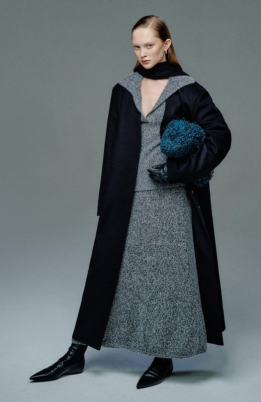 Пальто из шерсти и кашемира Agreeg 14010478 Чёрный  14010478 Фото 6