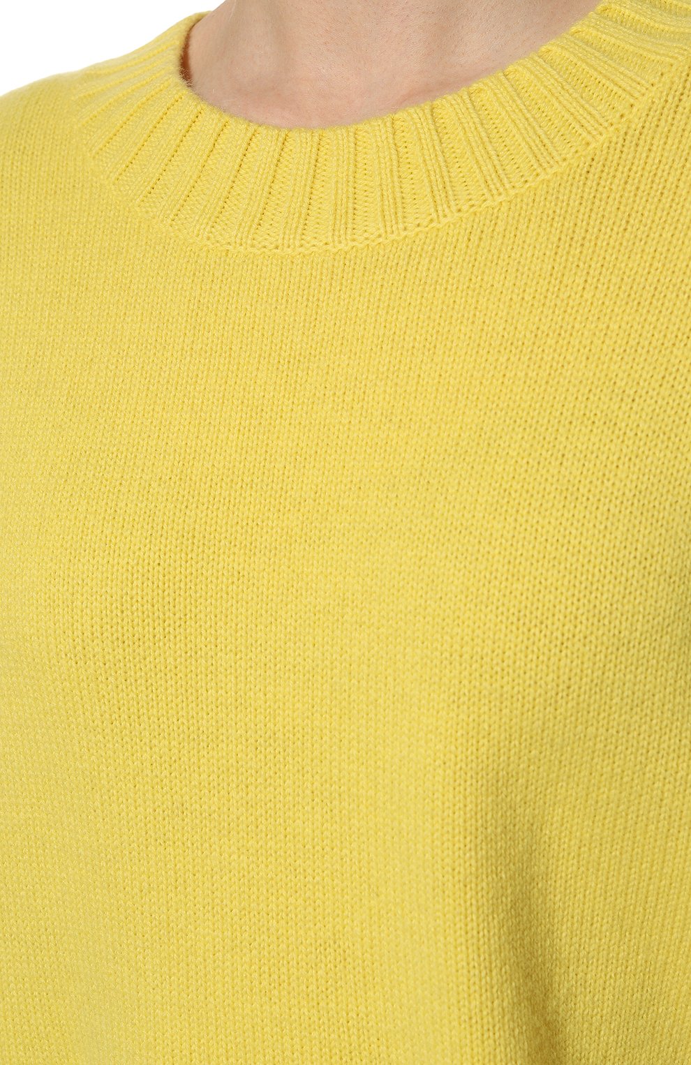 Кашемировый свитер SEVEN LAB желтого цвета по цене 29400 руб., арт. Jumper 22 yellow, фото 5 Кашемировый свитер SEVEN LAB, арт. Jumper 22 yellow, фото 5
