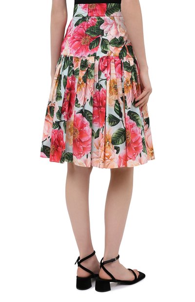 Хлопковая юбка DOLCE & GABBANA, арт. F4BI3T/HS5H9, фото 4