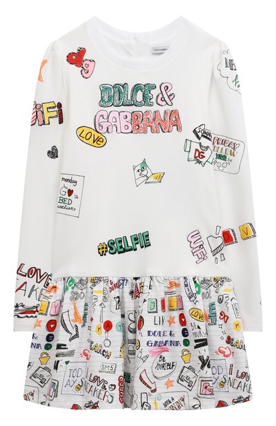 Хлопковое плать е DOLCE & GABBANA, арт. L5JD4M/G7E1B/8-14, фото 1