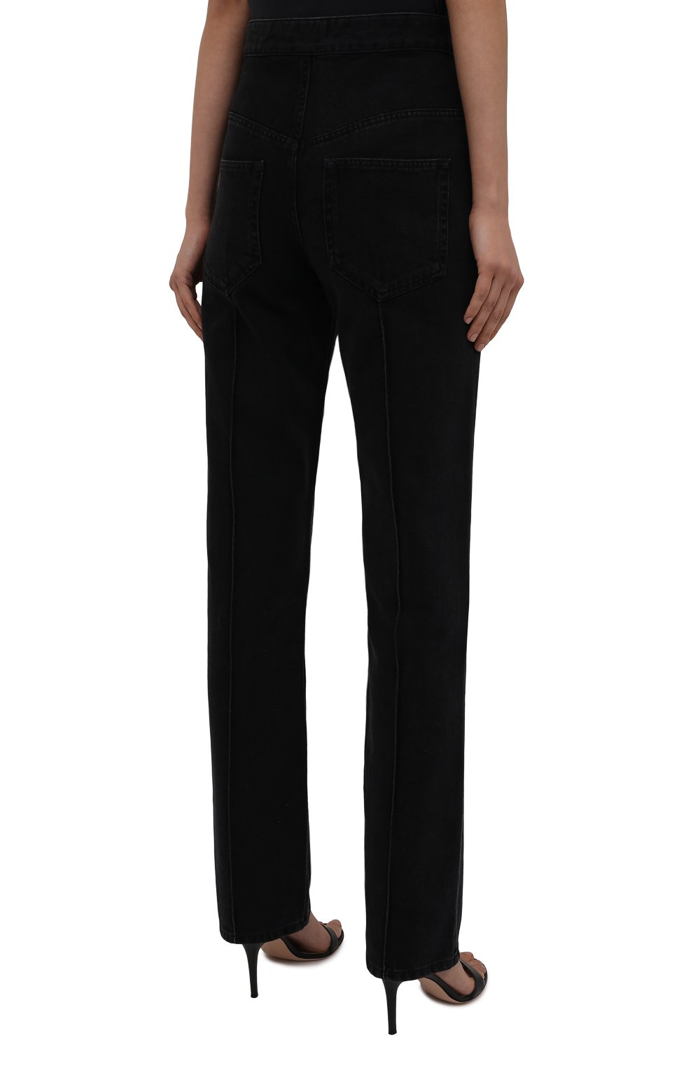 Джинсы ISABEL MARANT черного цвета по цене 49950 руб., арт. PA2042-21H060I/LIR0KAY0, фото 4 Джинсы ISABEL MARANT, арт. PA2042-21H060I/LIR0KAY0, фото 4