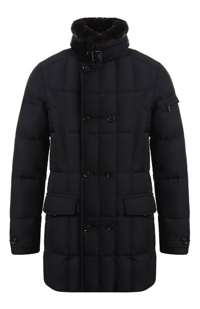 Мужская пуховик morris-km с отделкой из меха кролика MOORER, арт. M0RRIS/KM