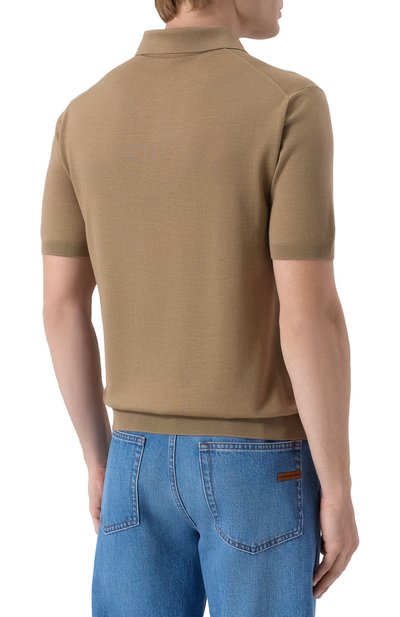 Поло из шерсти и шелка LORO PIANA, арт. FA05066, фото 4