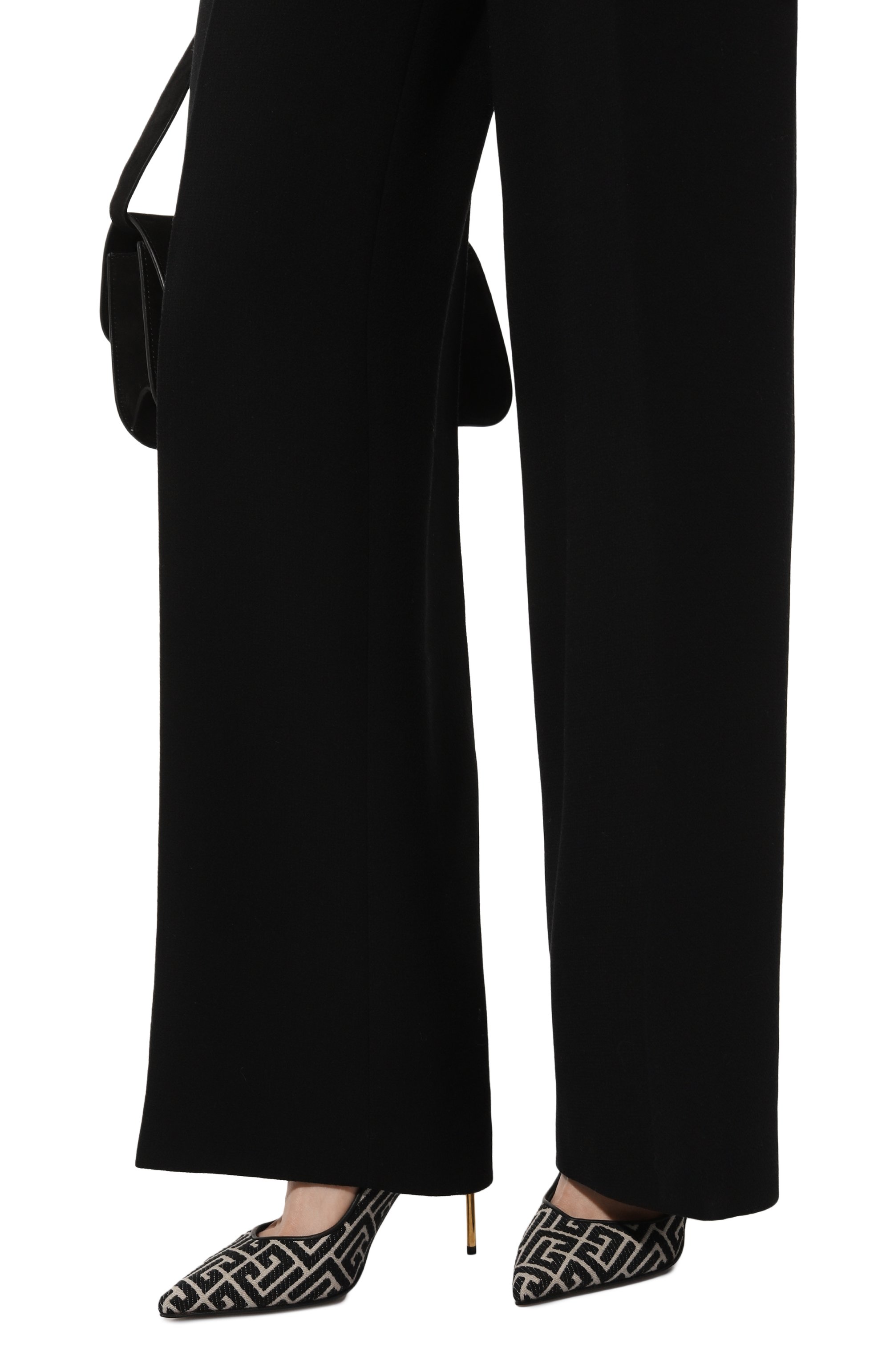 Текстильные туфли ruby BALMAIN, арт. CN1UA517/TJMA, фото 3