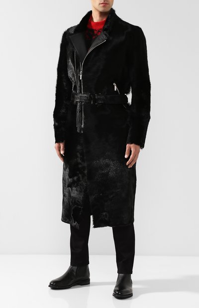 Шуба EMPORIO ARMANI черного цвета по цене 674500 руб., арт. 11L40P/11P42, фото 2 Шуба EMPORIO ARMANI, арт. 11L40P/11P42, фото 2