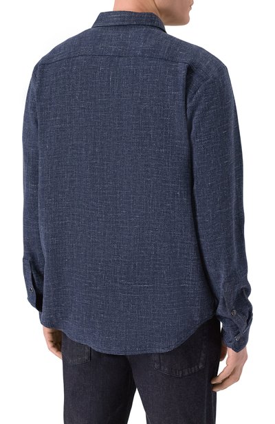 Рубашка из шерсти и кашемира MARCO PESCAROLO, арт. ZEUS/5326, фото 4