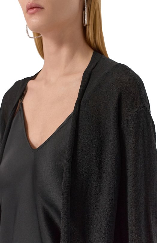 Кардиган из вискозы Max Mara Studio ERIS Чёрный  ERIS Фото 5