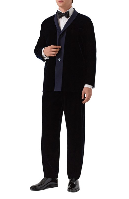 Бархатный пиджак Giorgio Armani GM002544/TE10046 Синий  GM002544/TE10046 Фото 2