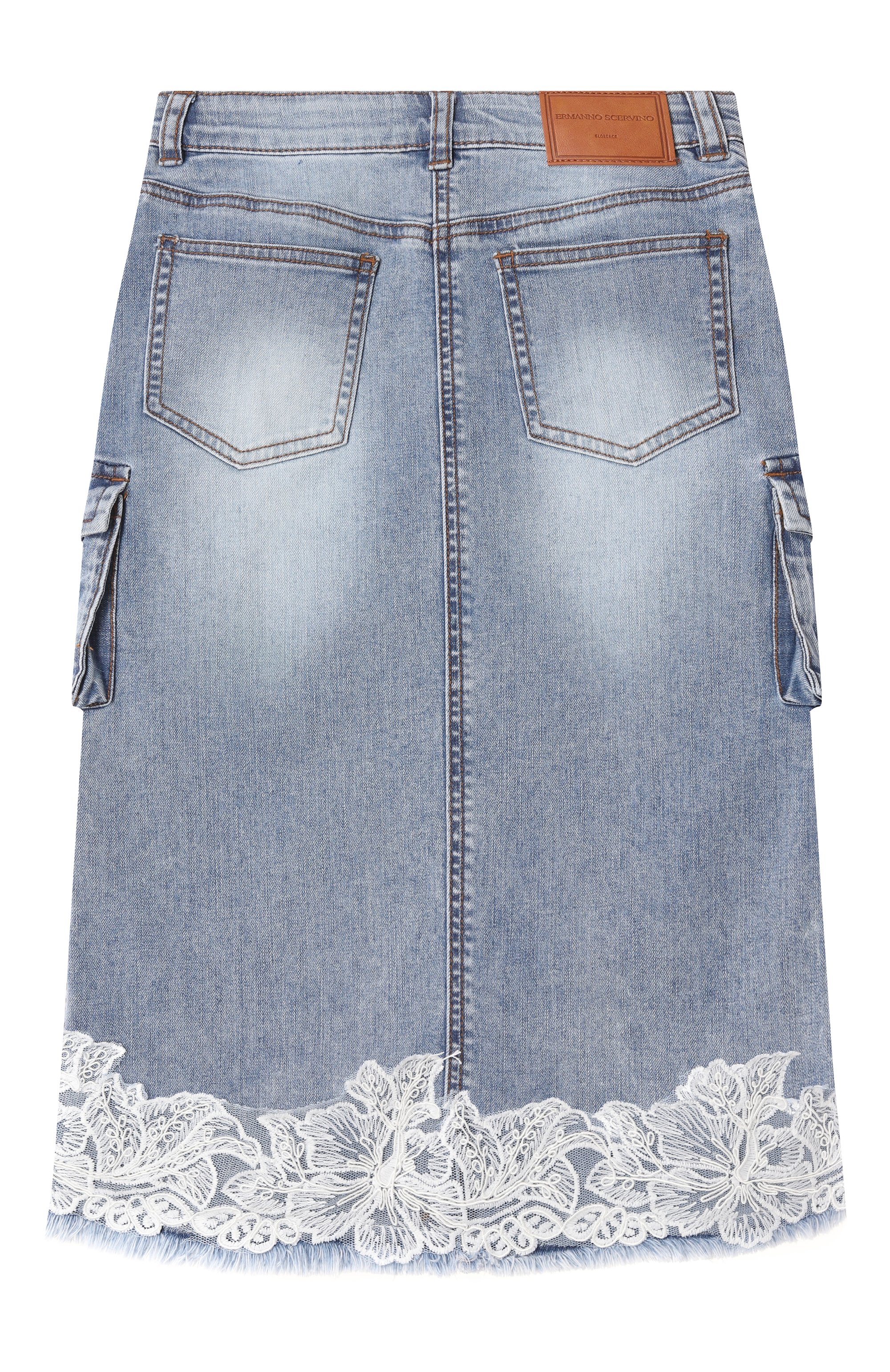 Джинсовая юбка ERMANNO SCERVINO, арт. SFG0025C/DS065, фото 2