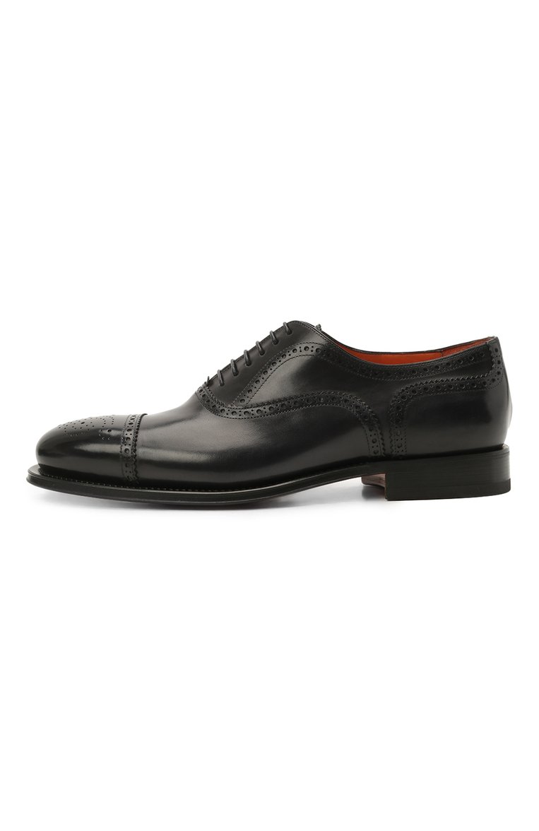 Кожаные оксфорды SANTONI, арт. MCPH17555RB2IVVDU59, фото 1