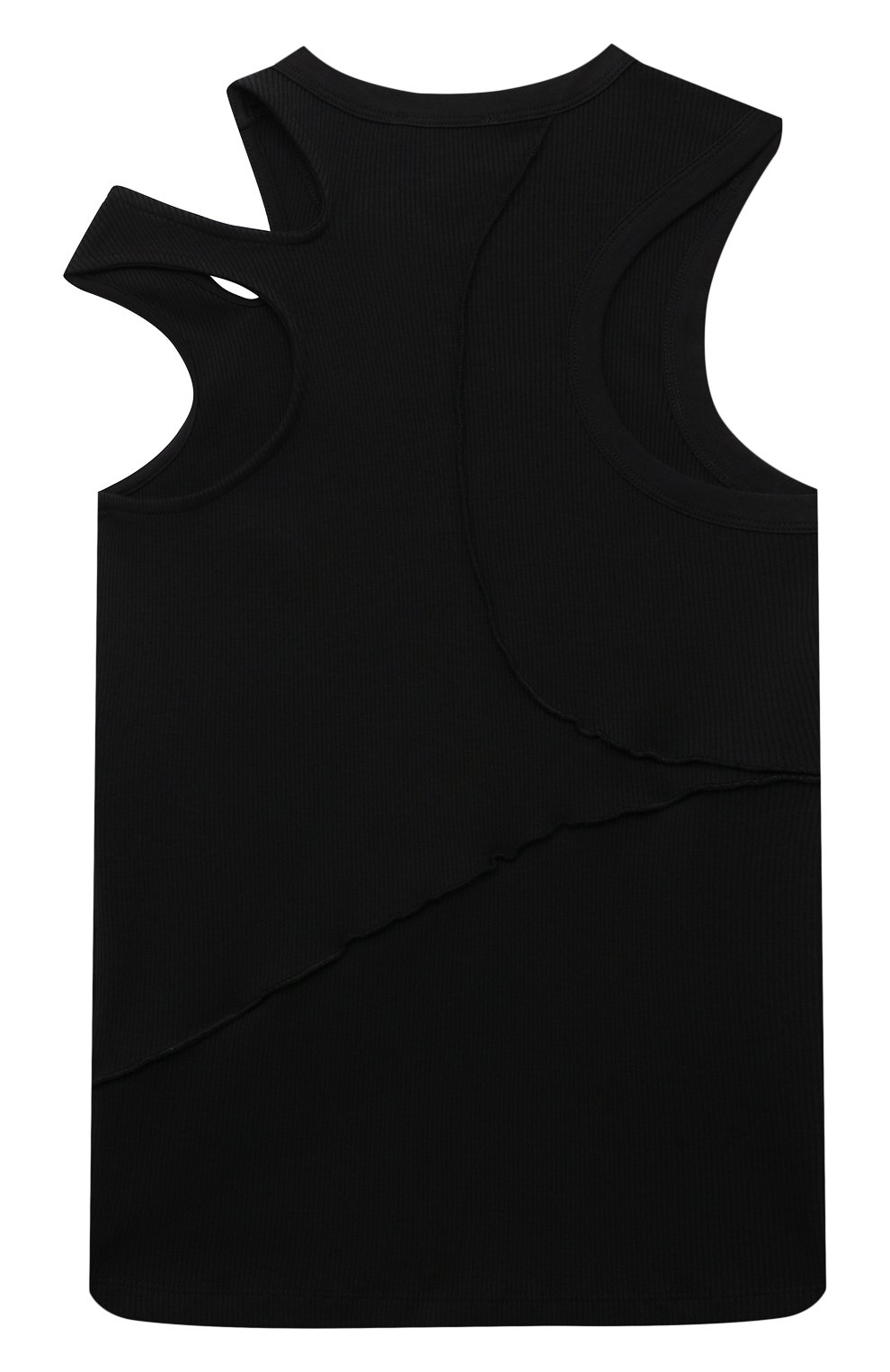 Хлопковый топ LES COYOTES DE PARIS черного цвета по цене 11850 руб., арт. 122-20-128, фото 2 Хлопковый топ LES COYOTES DE PARIS, арт. 122-20-128, фото 2