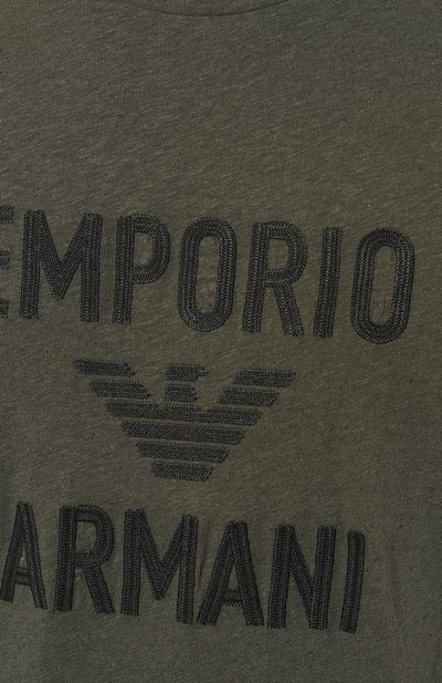 Хлопковая футболка EMPORIO ARMANI, арт. 211818/4R485, фото 5