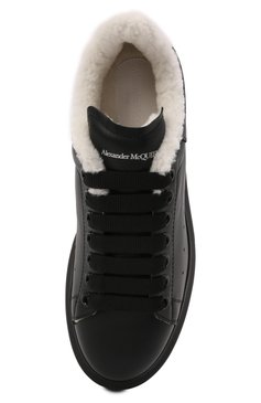 Кожаные кеды oversized ALEXANDER MCQUEEN, арт. 609650/WHVJX, фото 1