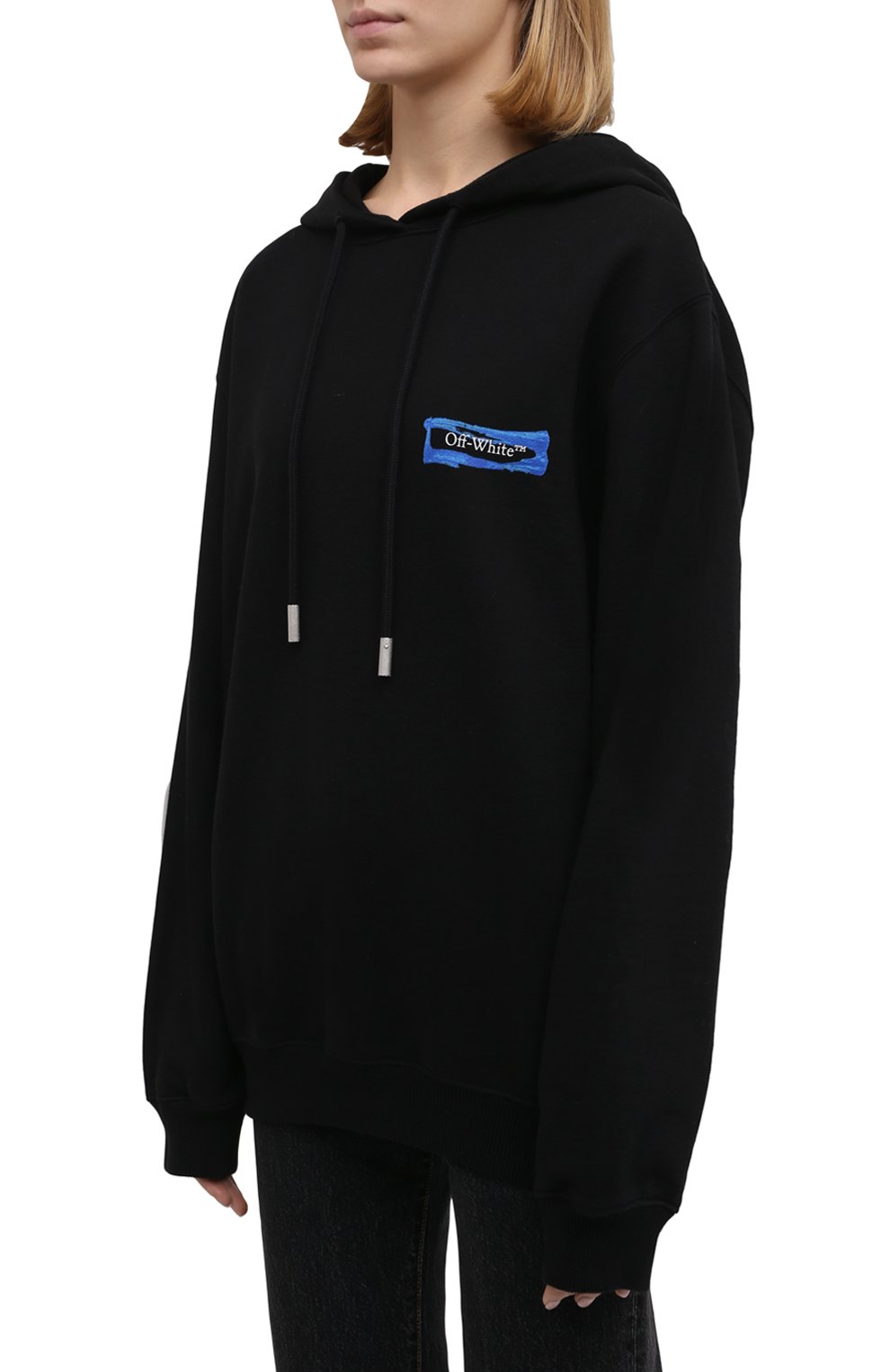 Хлопковое худи OFF-WHITE, арт. 0WBB035F21JER007, фото 3