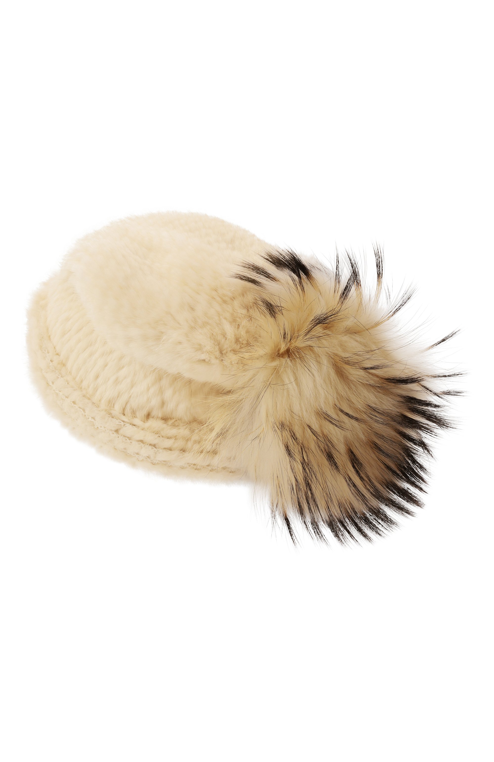 Меховая шапка из норки и лисы VICTORIA KUSENKOVA, арт. 059650012205, фото 3