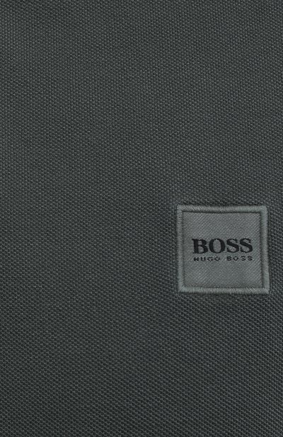 Хлопковое поло BOSS, арт. 50378365, фото 5