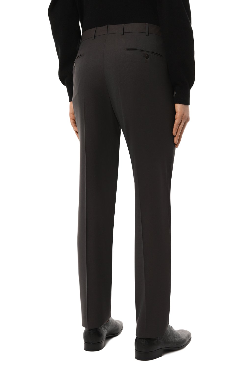 Шерстяные брюки ZEGNA, арт. 727F10A7/75TB12, фото 4