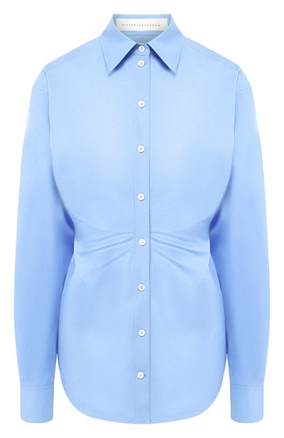 Женская хлопковая рубашка VICTORIA BECKHAM, арт. SH FIT 1800C MSS19 C0TT0N P0PLIN
