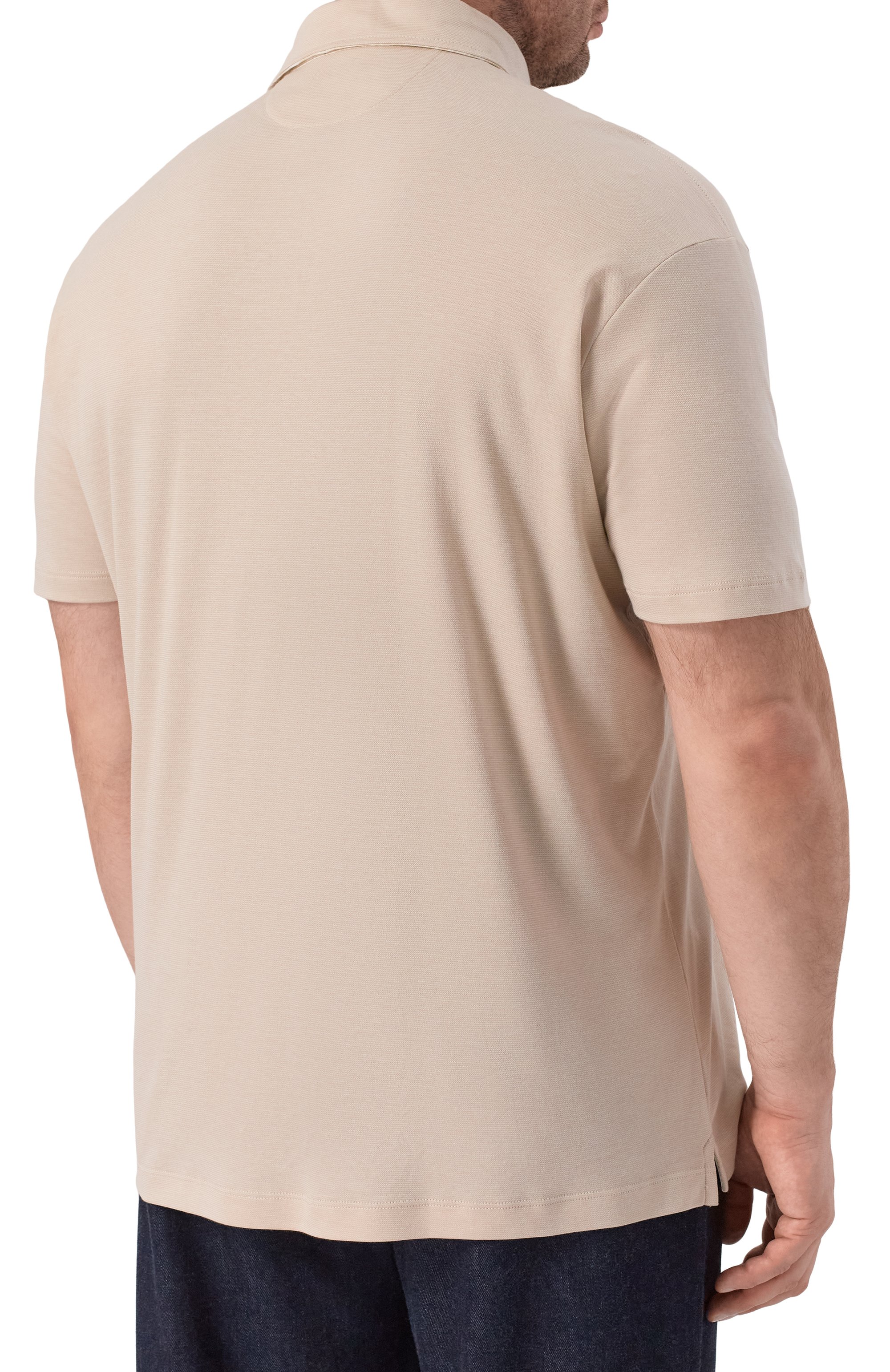 Поло из хлопка и лиоцелла PAUL&SHARK, арт. 26411253_001, фото 4