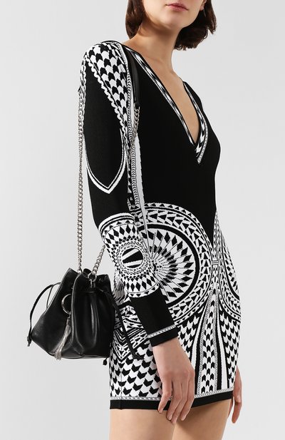 Сумка callee JIMMY CHOO, арт. CALLIE DRAWSTRING/S/PKR, фото 5