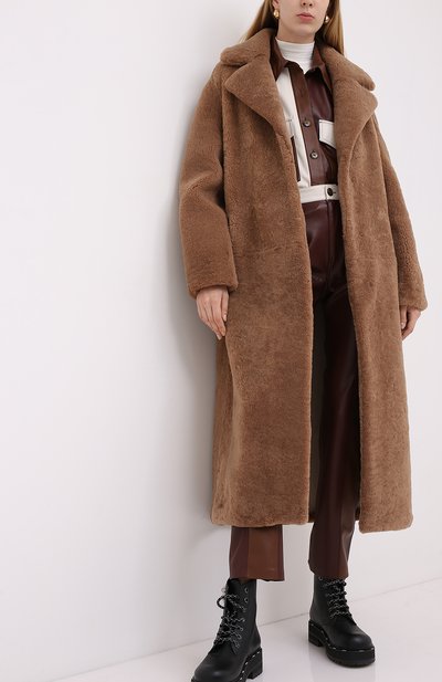 Шуба из овчины METEO YVES SALOMON, арт. 9WMM61820MERC, фото 3