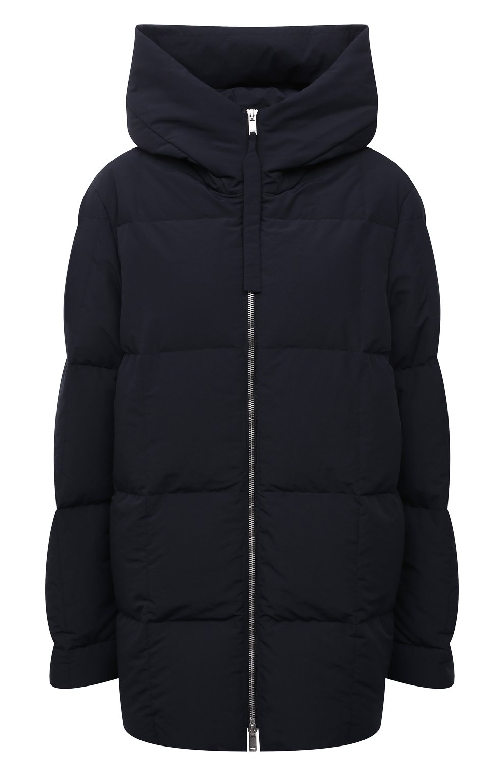 Пуховик JIL SANDER темно-синего цвета по цене 175000 руб., арт. JPPT441694-WT441100, фото 1 Пуховик JIL SANDER, арт. JPPT441694-WT441100, фото 1