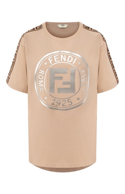 Хлопковая футболка FENDI, арт. FAF073 AB4E, фото 1