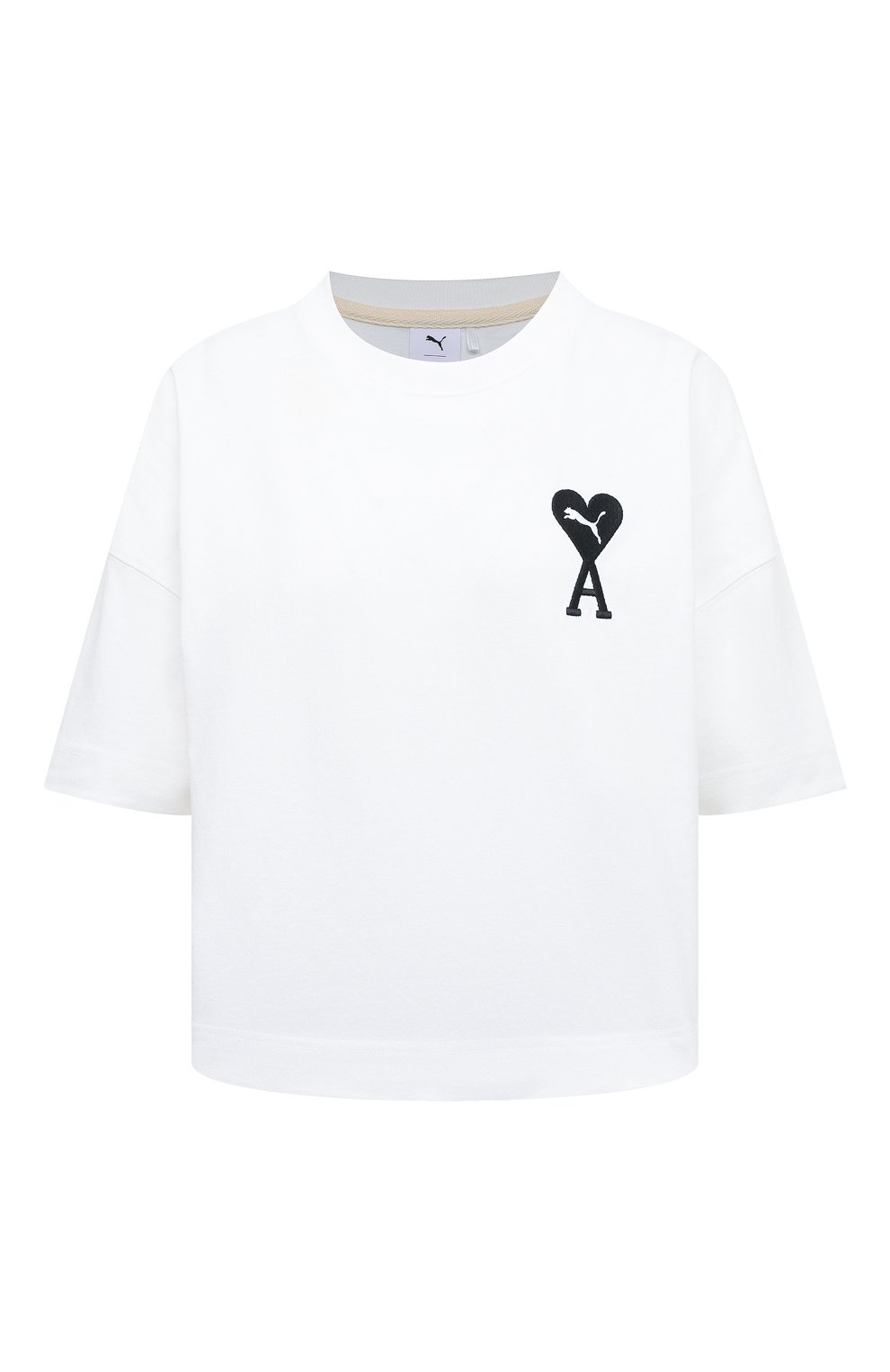 Хлопковая футболка puma x ami PUMA, арт. 53407302, фото 1
