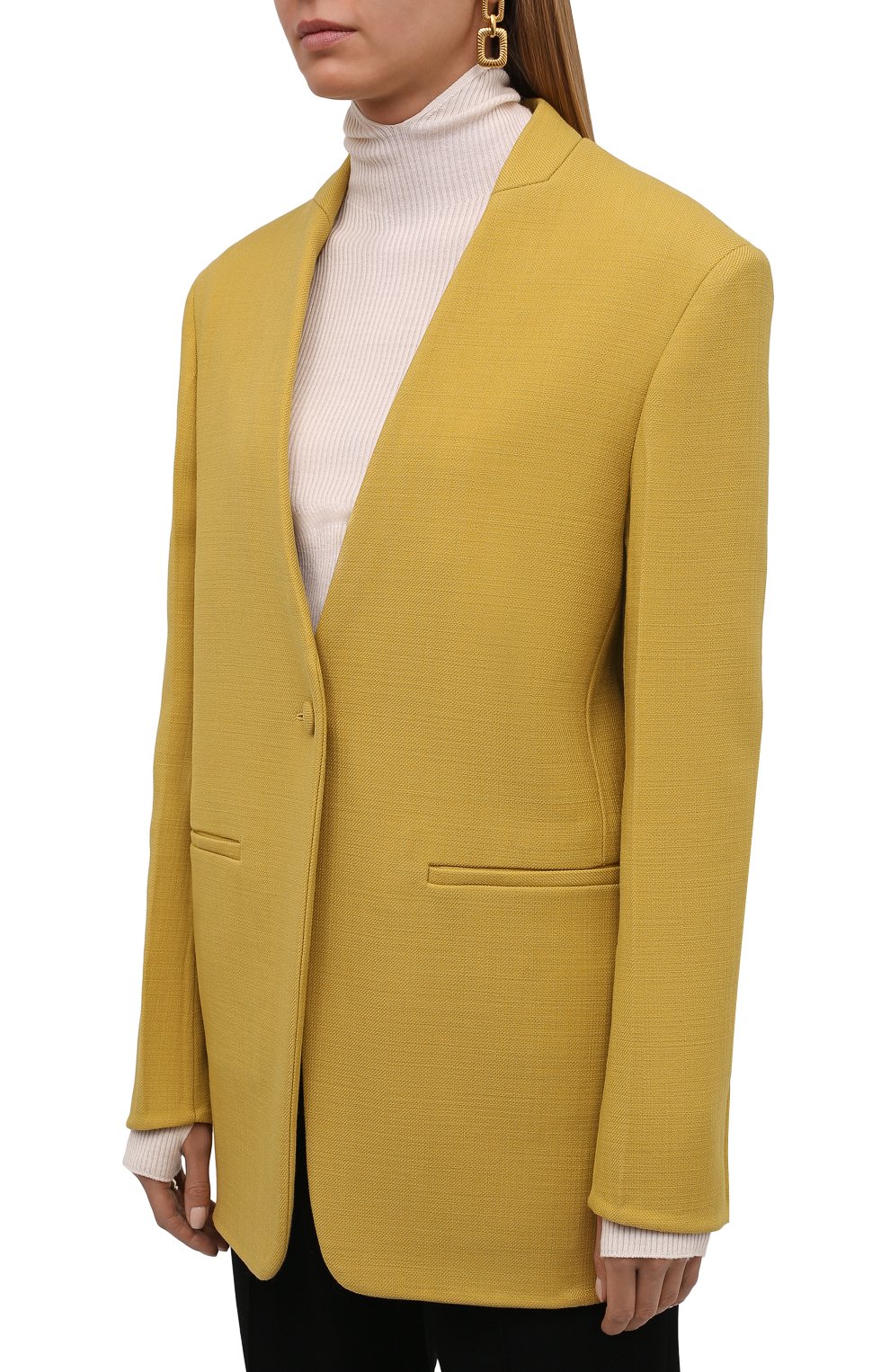 Шерстяной жакет JIL SANDER, арт. JSWT136484-WT210303, фото 3