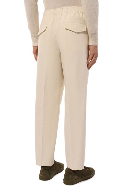 Хлопковые брюки JIL SANDER, арт. J23KA0005/J45225, фото 4