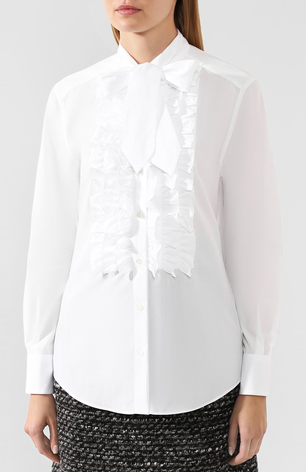 Хлопковая рубашка DOLCE & GABBANA, арт. F5L34T/FU5K9, фото 3