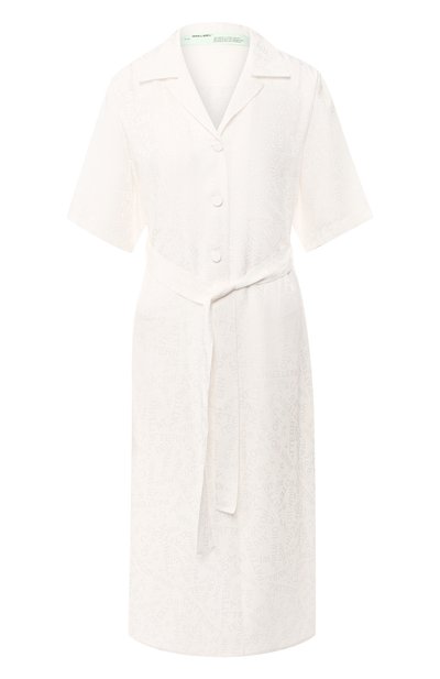 Женское платье с поясом OFF-WHITE, арт. 0WDB140S19D610440100